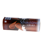 SCHOKOBLATTER Vollmilch Wafle w kształcie Chipsów w czekoladzie