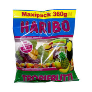Haribo tropifrutti - tropikalne tukany Maxipack 360 g  niemieckie