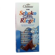 CHATEAU Shoko Milch Riegel 200 g  Czekoladki z nadzieniem mlecznym